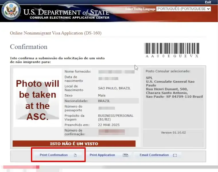salvar-imprimir-confirmacao-ds-160